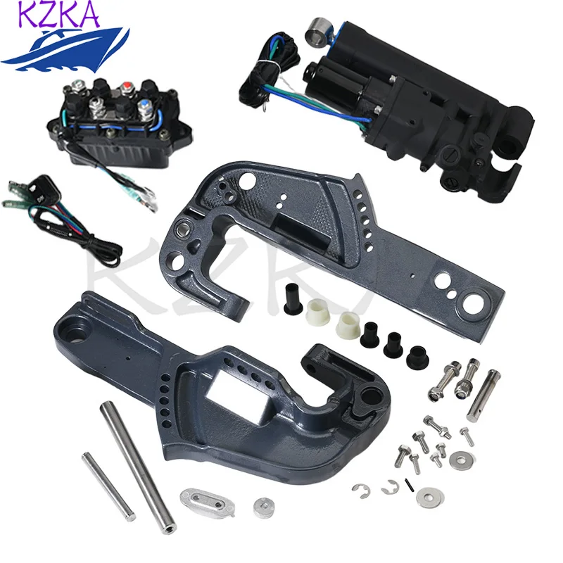 Комплект блока управления наклоном/подъемом двигателя (Power Tilt Trim Unit) с одним штоком и кронштейном 65W-43111-00-4D / 65W-43112-00-4D для двухтактных лодочных моторов Yamaha 40 л.с. 4S 65W-43800
Комплект блока управления наклоном/подъемом двигателя (Power Tilt Trim Unit) с одним штоком и кронштейном 65W-43111-00-4D / 65W-43112-00-4D для двухтактных лодочных моторов Yamaha 40 л.с. 4S 65W-43800