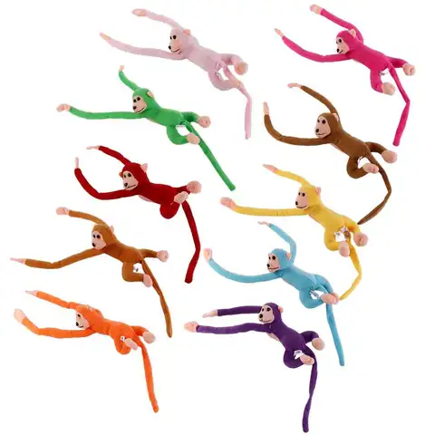 Dolls For Kid Animal Doll Party Decorate Monkey Stuffed Doll Long Arm Monkey Plush Toys Monkey Plush Toy Banana Monkey Doll