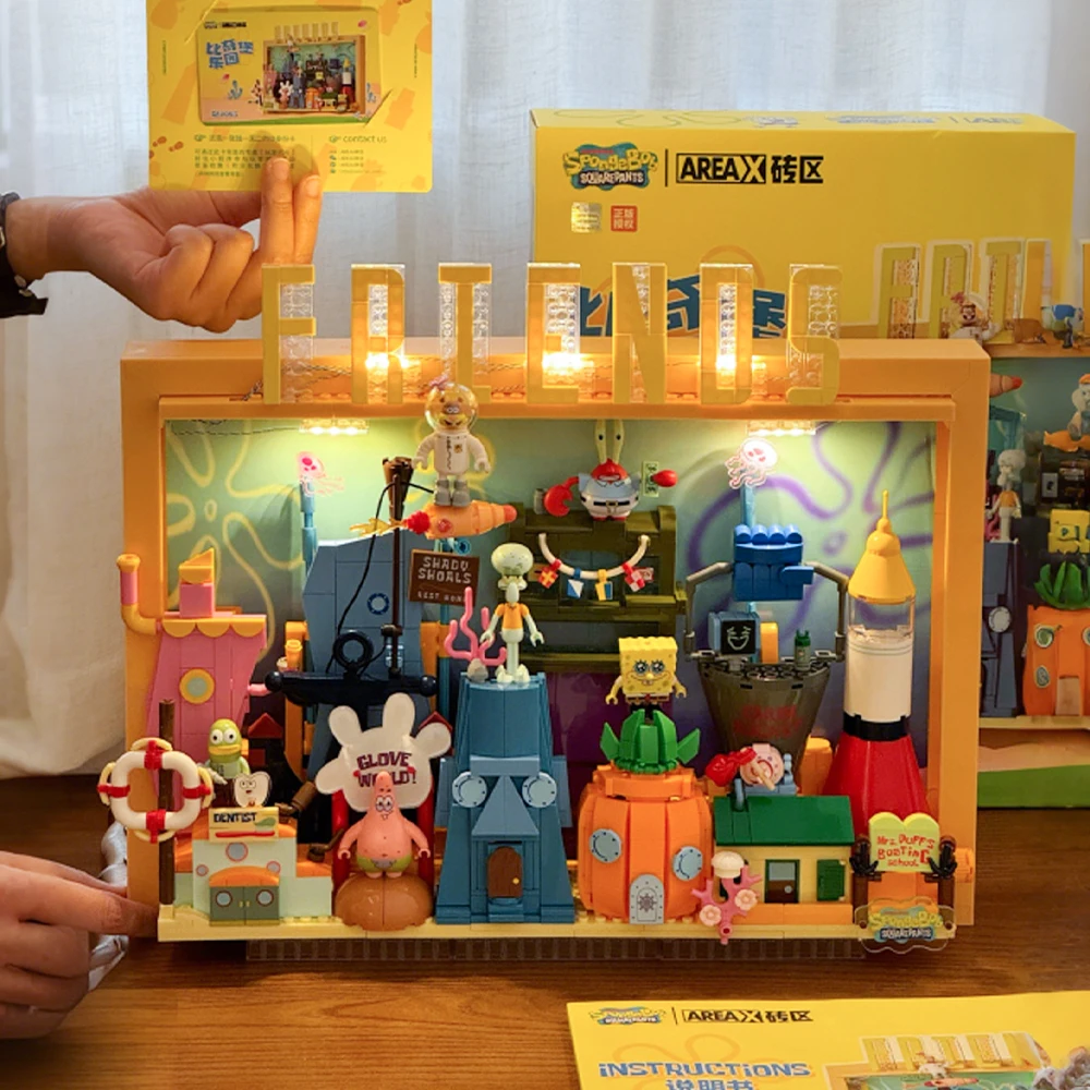 SpongeBob SquarePants Patrick Assembled Toy Anime Peripheral Biqibao 3D Decorative Painting Frame Crab Burger King Boy Toy Gift
SpongeBob SquarePants Patrick Assembled Toy Anime Peripheral Biqibao 3D Decorative Painting Frame Crab Burger King Boy Toy Gift