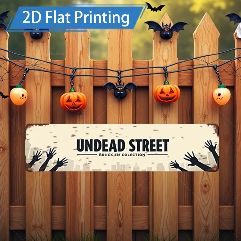 1pc Metal Sign, 4x16inch "Undead Street Halloween Decorative Metal Sign for Spooky Party"
1pc Metal Sign, 4x16inch "Undead Street Halloween Decorative Metal Sign for Spooky Party"