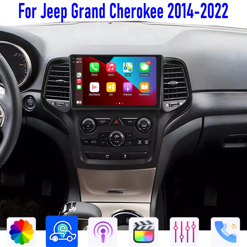 9” For Jeep Grand Cherokee 2014-2022 Apple Carplay Android 13 Auto Head Unit Car Radio Intelligent System GPS WIFI 4-64GB Navi
9” For Jeep Grand Cherokee 2014-2022 Apple Carplay Android 13 Auto Head Unit Car Radio Intelligent System GPS WIFI 4-64GB Navi