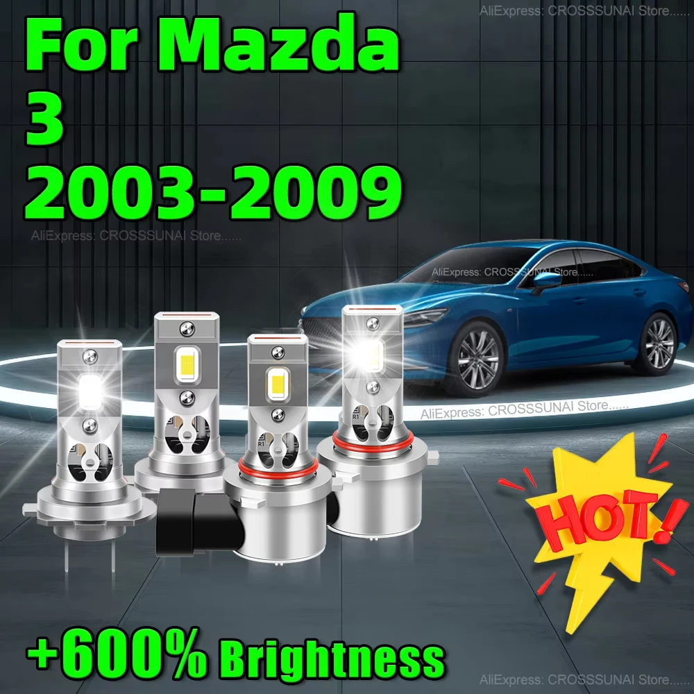 2/4Pcs LED Headlight H11 H7 Car Bulbs 6000K 60000LM Auto Light with Fan For Mazda 3 2003 2004 2005 2006 2007 2008 2009
2/4Pcs LED Headlight H11 H7 Car Bulbs 6000K 60000LM Auto Light with Fan For Mazda 3 2003 2004 2005 2006 2007 2008 2009