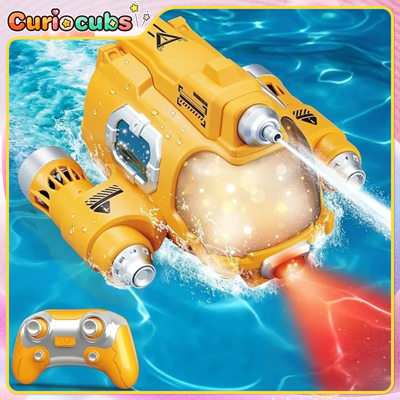 2.4G RC Boat Remote Control Double Propeller Ship Electric Submarine Outdoor Pool Bathing Waterproof Toy Boy Girl Birthday Gift
2.4G RC Boat Remote Control Double Propeller Ship Electric Submarine Outdoor Pool Bathing Waterproof Toy Boy Girl Birthday Gift