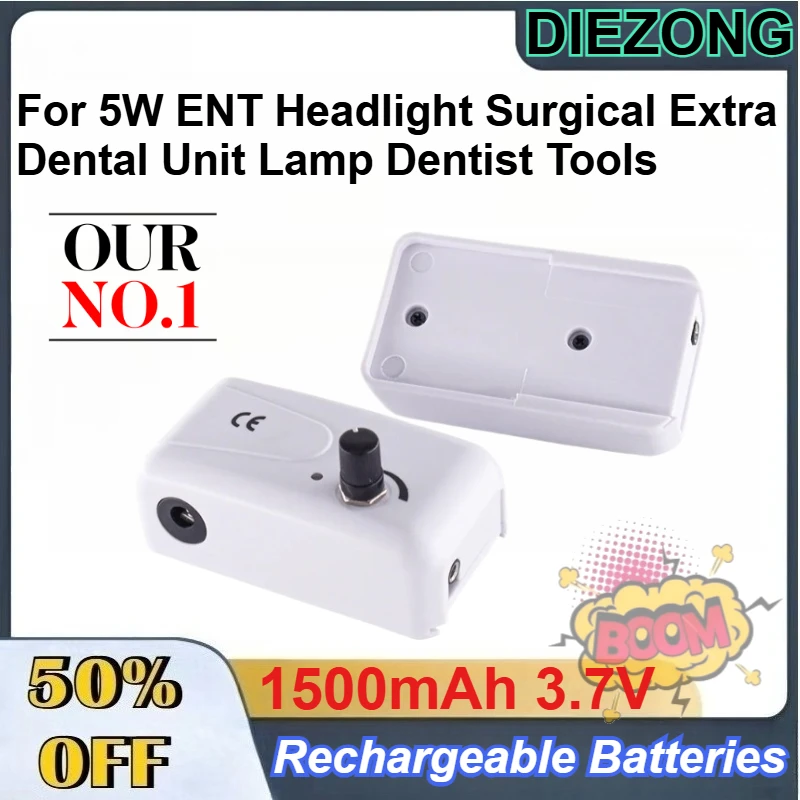 1500mAh 3.7V Oral Dentistry Headlamp Battery for 5W ENT Headlight Surgical Extra Dental Unit Lamp Dentist Tools Batteries
1500mAh 3.7V Oral Dentistry Headlamp Battery for 5W ENT Headlight Surgical Extra Dental Unit Lamp Dentist Tools Batteries