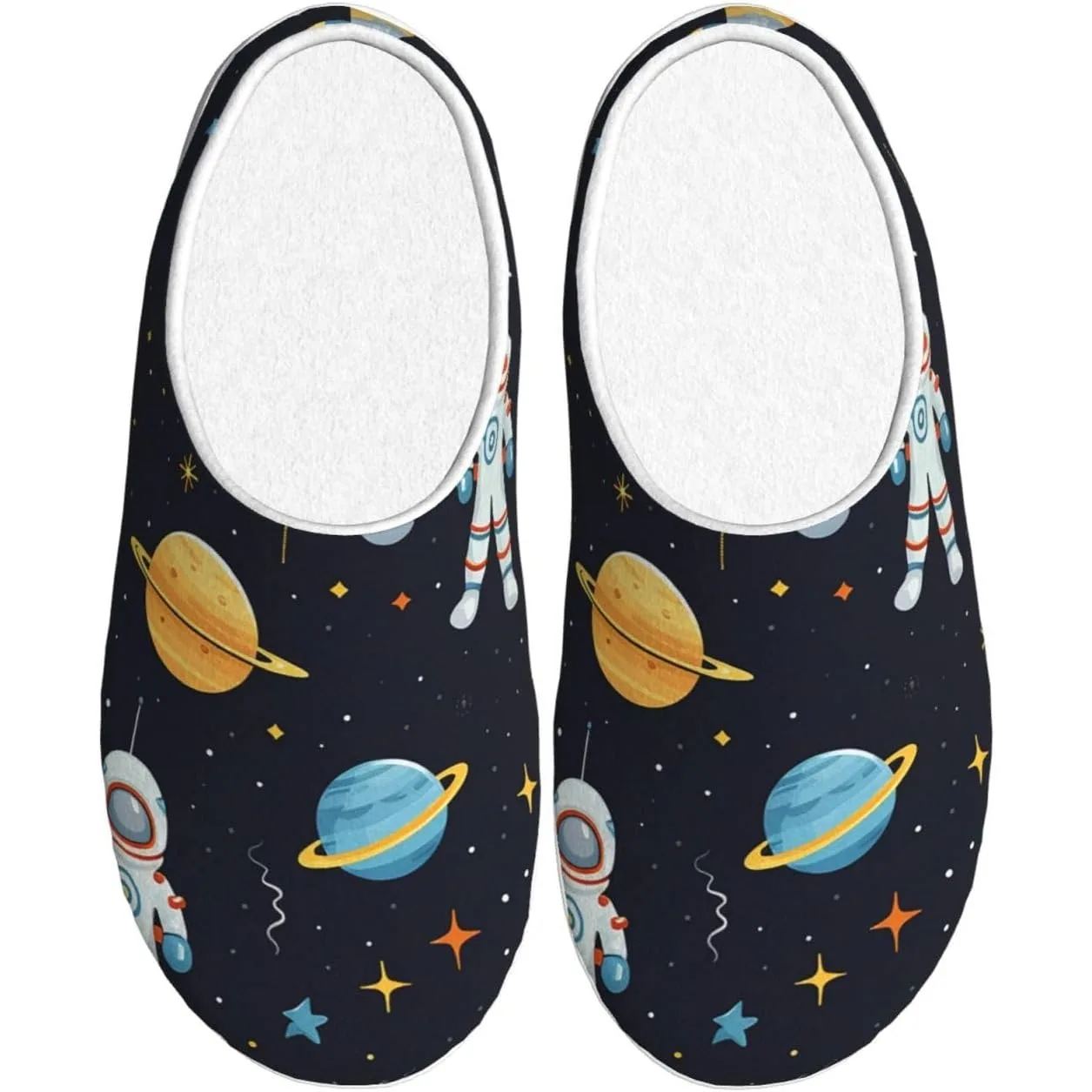 Universe Space Astronaut Planets Women’s Cozy Slippers Soft Cotton Indoor & Outdoor House Slippers With Anti-Slip Sole
Universe Space Astronaut Planets Women’s Cozy Slippers Soft Cotton Indoor & Outdoor House Slippers With Anti-Slip Sole