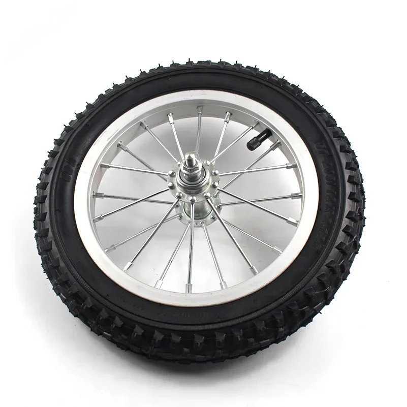 12 Inch Steel Ring Front Wheel Aluminum 12x2.125 14X2.125 Children's Bicycle Tire Rim Assembly