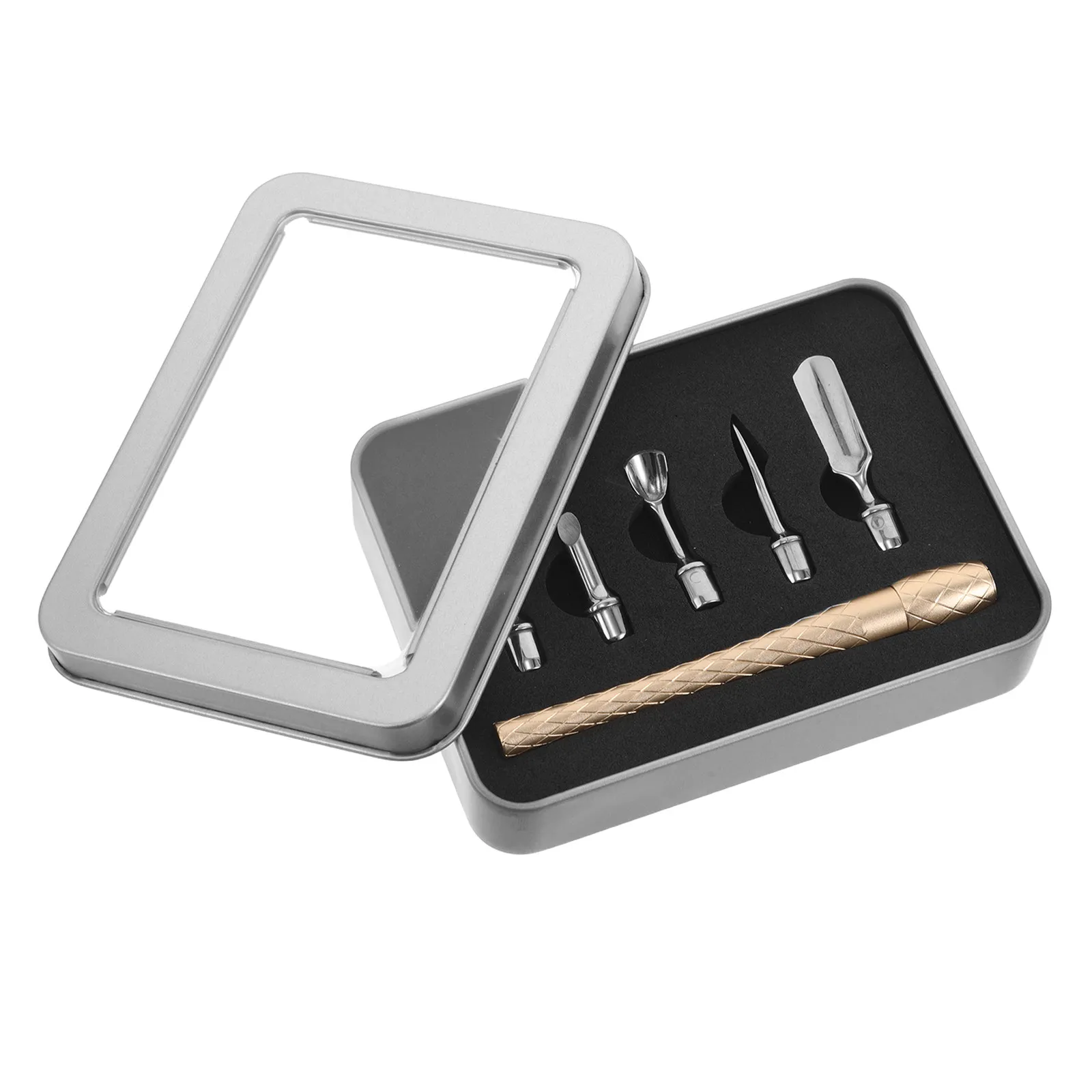 1Set Manicure Set Professional Stainless Steel Cuticle Cutter Tool Spoon Nail Cleaner Portable Kit for Home and Travel Use
1Set Manicure Set Professional Stainless Steel Cuticle Cutter Tool Spoon Nail Cleaner Portable Kit for Home and Travel Use