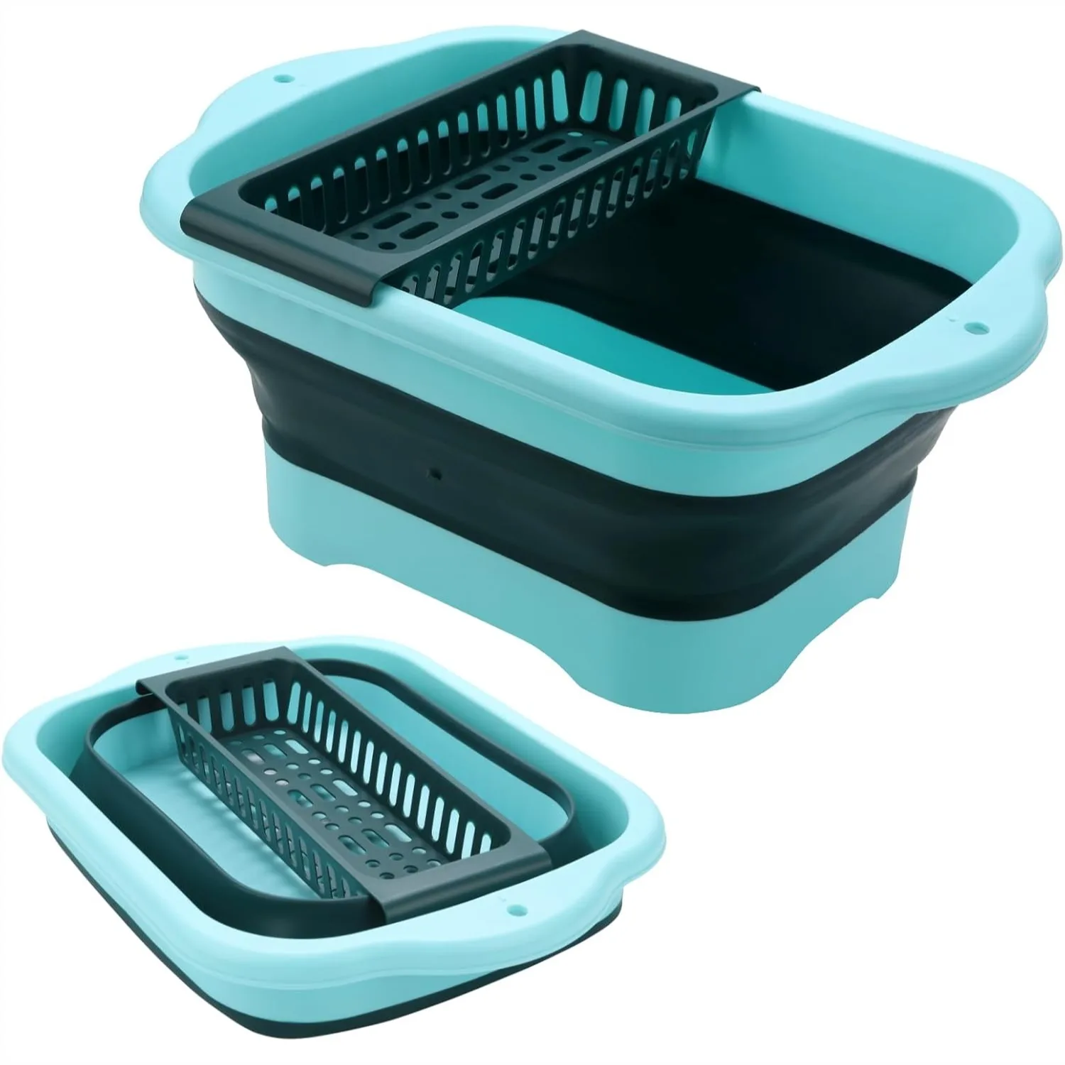 Collapsible Dish Basin with Drain Plug, 11L Portable Sink for Camping RV Kitchen, Foldable Wash Basin Green
Collapsible Dish Basin with Drain Plug, 11L Portable Sink for Camping RV Kitchen, Foldable Wash Basin Green