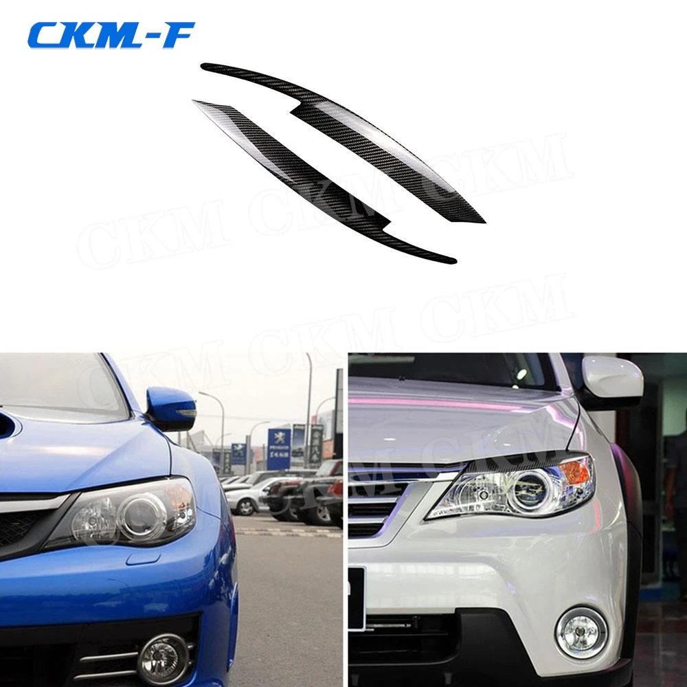 Carbon Fiber for Subaru WRX 10th 2008-2011 Front Bumper Headlights Eyebrow Eyelid Trim Cover Sticker Body kits Accessories
Carbon Fiber for Subaru WRX 10th 2008-2011 Front Bumper Headlights Eyebrow Eyelid Trim Cover Sticker Body kits Accessories