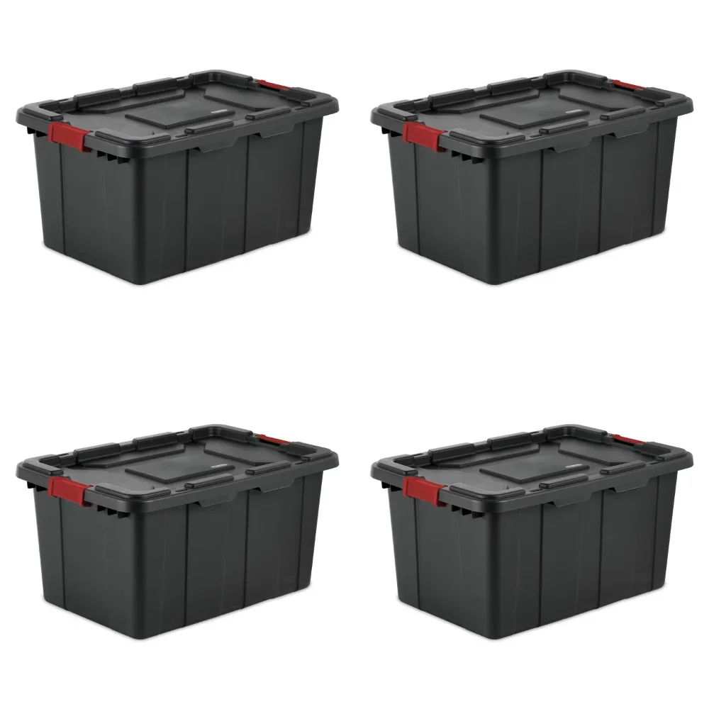 27 Gallon Industrial Tote Plastic, Black, Set of 4,Strong and Durable,7.41 Lb,30.50 X 20.62 X 15.25 Inches
27 Gallon Industrial Tote Plastic, Black, Set of 4,Strong and Durable,7.41 Lb,30.50 X 20.62 X 15.25 Inches