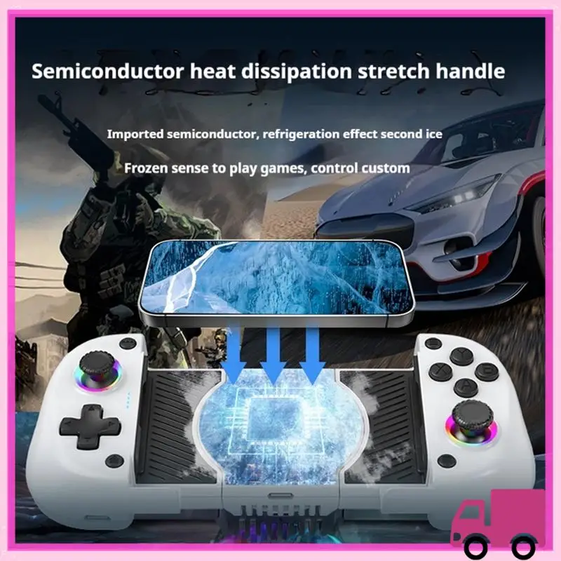 Compact X5mini Wireless Mobile Phone Gaming Controller With Cooling Fan Bluetooth Stretchable Gamepad For Android/Ios/Steam/PC
Compact X5mini Wireless Mobile Phone Gaming Controller With Cooling Fan Bluetooth Stretchable Gamepad For Android/Ios/Steam/PC
