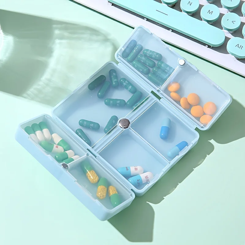 2pcs Portable 7-Day Pill Organizer Box, Plastic Foldable Closure Flip Pill Case, Daily Medicine Container
2pcs Portable 7-Day Pill Organizer Box, Plastic Foldable Closure Flip Pill Case, Daily Medicine Container