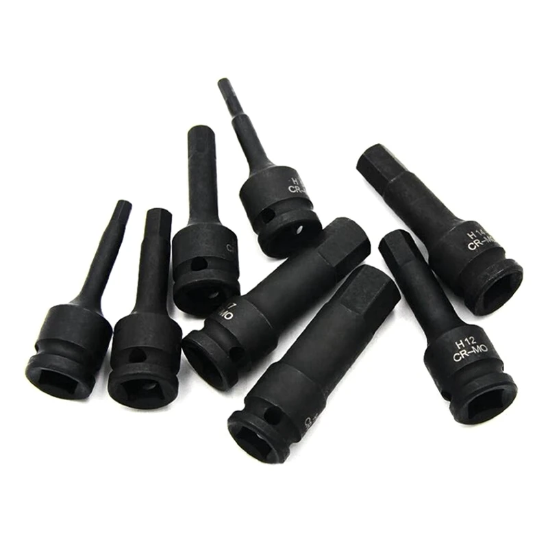 1/2" Impact Hex Socket Drill Bit 12.5Mm H5-H19 Hexagon Impact Socket Set Impact Wrench Socket Adapter Tool
1/2" Impact Hex Socket Drill Bit 12.5Mm H5-H19 Hexagon Impact Socket Set Impact Wrench Socket Adapter Tool