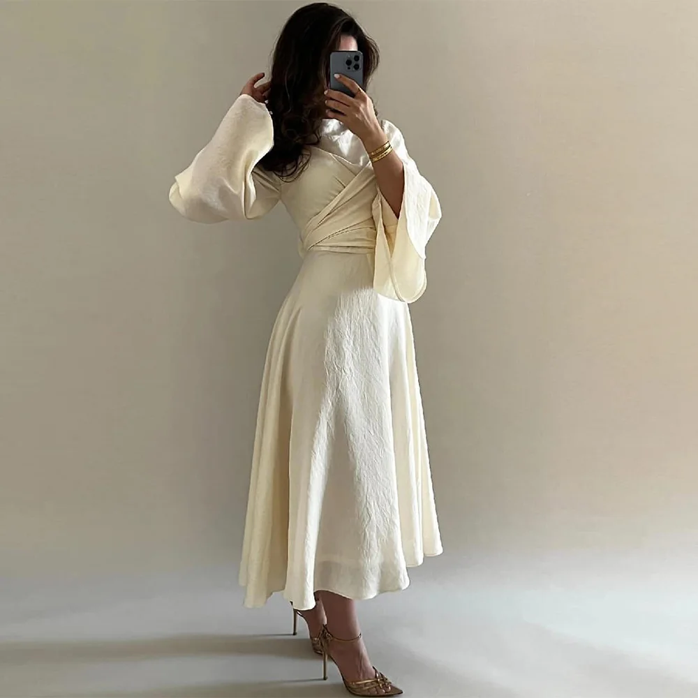 Customized Chiffon A-Line Long Sleeves Ankle Length Zipper Back Flare sleeves High Collar Modern and Exquisite Elegant Party Dre
Customized Chiffon A-Line Long Sleeves Ankle Length Zipper Back Flare sleeves High Collar Modern and Exquisite Elegant Party Dre