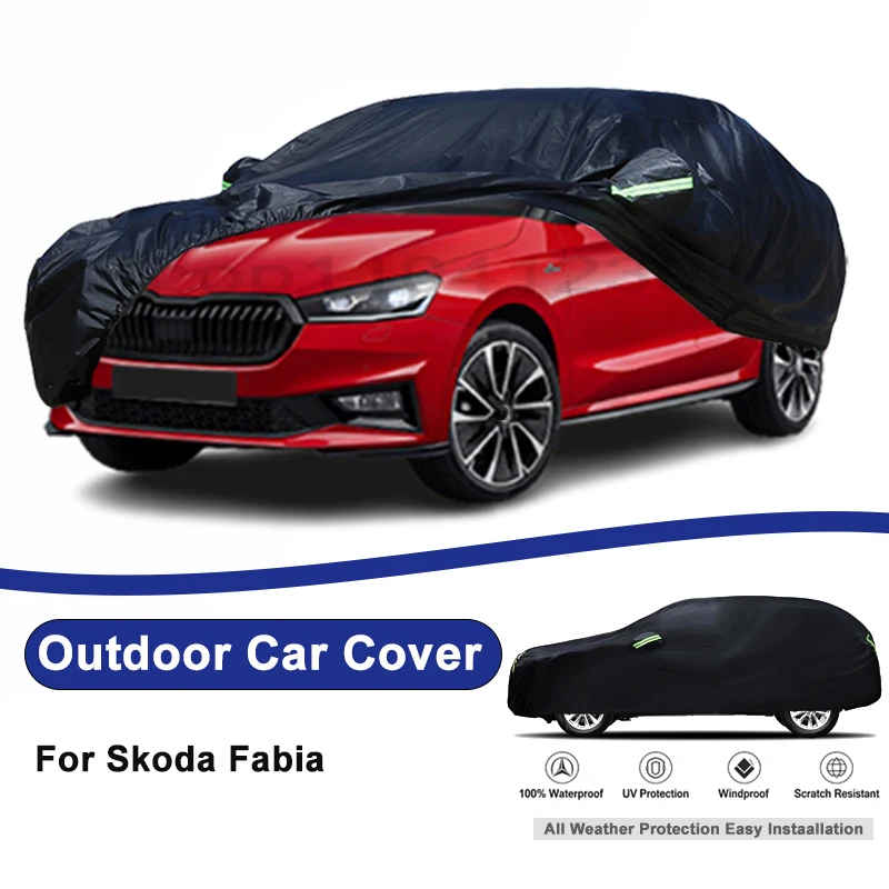 Outdoor Full Car Cover For Skoda Fabia with Reflective Strips Waterproof Snowproof Dustproof UV Protection Auto Accessories
Outdoor Full Car Cover For Skoda Fabia with Reflective Strips Waterproof Snowproof Dustproof UV Protection Auto Accessories