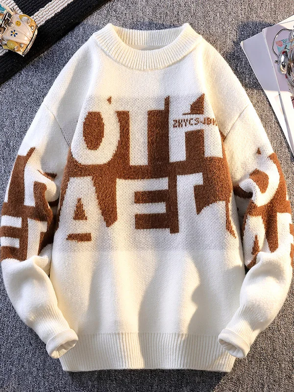 Теплый утолщенный вязаный свитер для мужчин, модный зимний базовый свитер для студентов, новый дизайн, из полиэфирного волокна, повседневный стиль
Теплый утолщенный вязаный свитер для мужчин, модный зимний базовый свитер для студентов, новый дизайн, из полиэфирного волокна, повседневный стиль