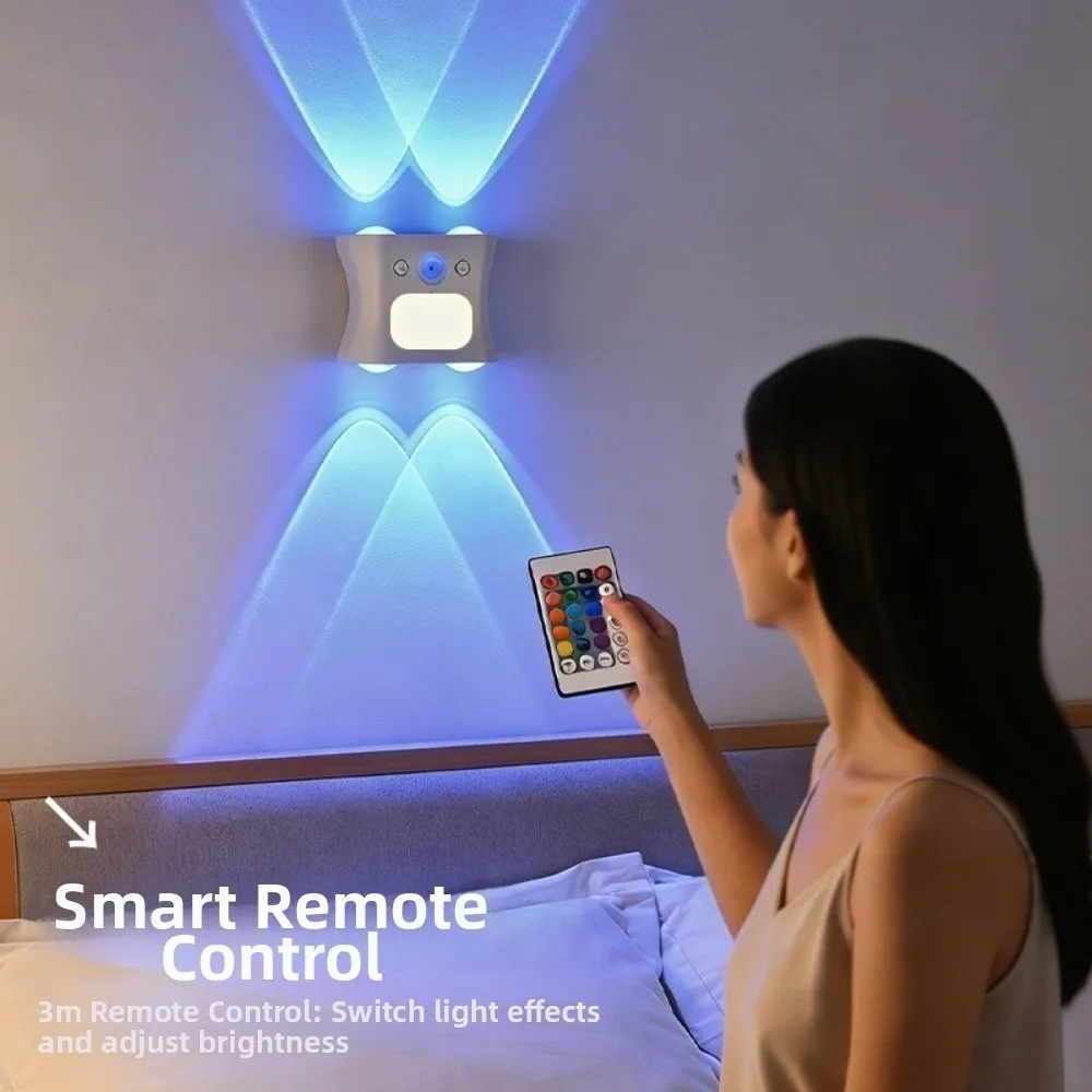 Rechargeable Human Body Sensor Wall Lamp RGB 16 Colors with Remote Control Motion Sensor Night Light Intelligent Wireless
Rechargeable Human Body Sensor Wall Lamp RGB 16 Colors with Remote Control Motion Sensor Night Light Intelligent Wireless