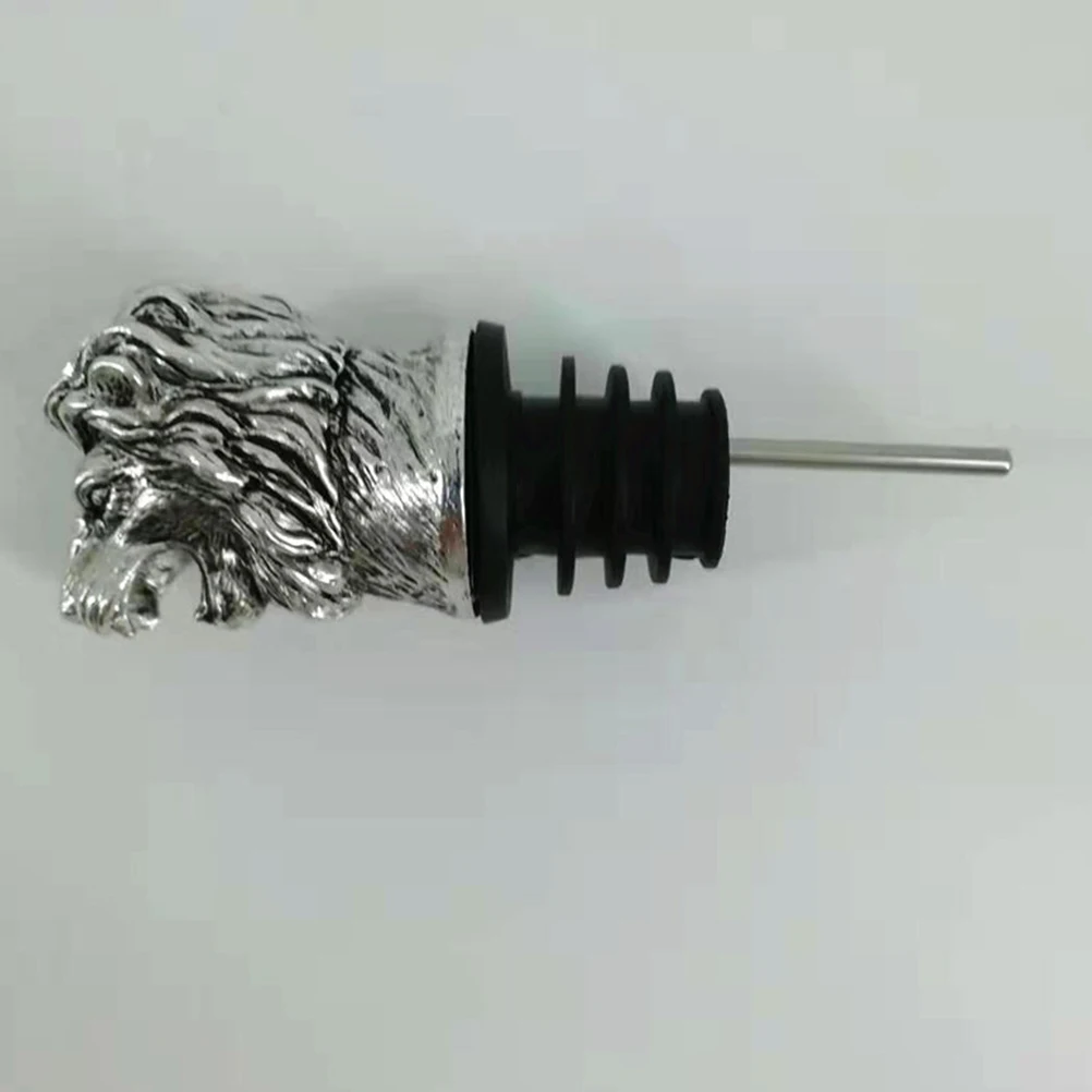 Pourer Lion Head Shaped Alloy Stoppers Reusable Party Bottle Pourers Corks Metal Sealer Bottle Caps Kitchen
Pourer Lion Head Shaped Alloy Stoppers Reusable Party Bottle Pourers Corks Metal Sealer Bottle Caps Kitchen