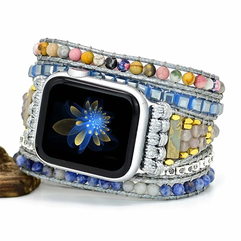Браслет Boho для Apple Watch Ultra 49 мм, браслет из натурального камня для мужчин и женщин, подарок «сделай сам», iWatch SE 8 7 6, 45 мм 44 мм 42 мм 38 мм 41 40
Браслет Boho для Apple Watch Ultra 49 мм, браслет из натурального камня для мужчин и женщин, подарок «сделай сам», iWatch SE 8 7 6, 45 мм 44 мм 42 мм 38 мм 41 40