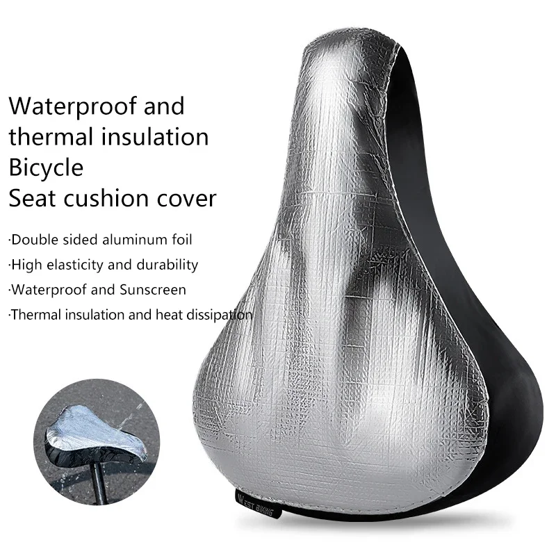 Waterproof Bicycle Saddle Cover Road Bicycle Saddle Dust Cover Bike Seat Aluminum Foil Insulation UV Protection Seat Cover
Waterproof Bicycle Saddle Cover Road Bicycle Saddle Dust Cover Bike Seat Aluminum Foil Insulation UV Protection Seat Cover