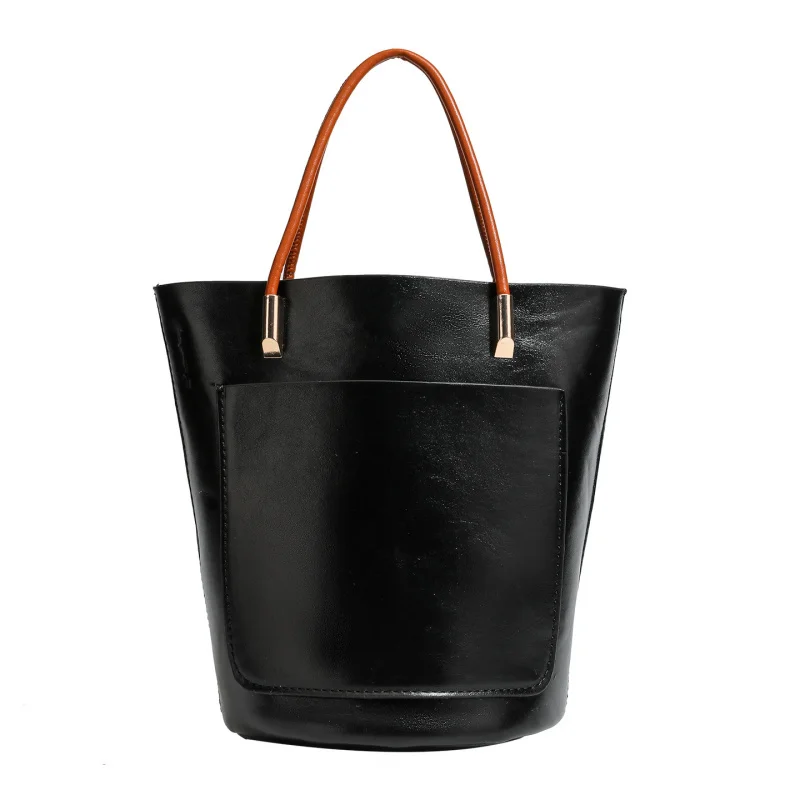 Genuine Leather Minimalist Bucket Bag Women's Summer Daily Commuter Cowhide Purse
Genuine Leather Minimalist Bucket Bag Women's Summer Daily Commuter Cowhide Purse