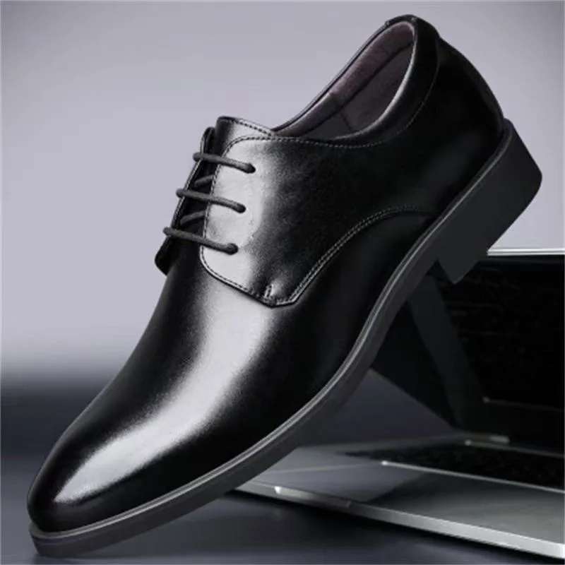 Spring and Autumn Casual Business Men's Shoes Soft soled Interior Height Boosting Single Shoes Work Formal Men's Leather Shoes
Spring and Autumn Casual Business Men's Shoes Soft soled Interior Height Boosting Single Shoes Work Formal Men's Leather Shoes