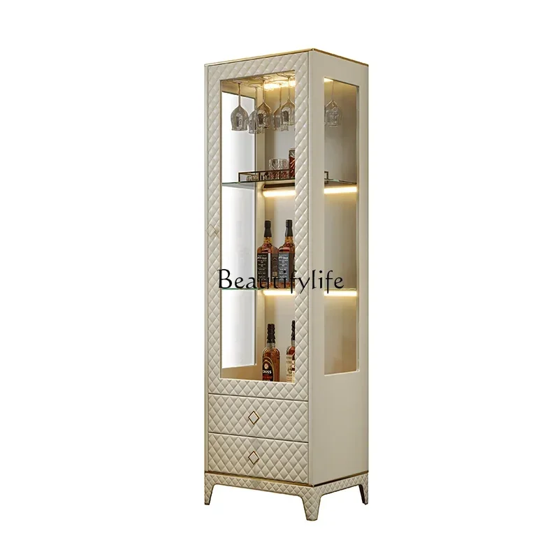 FG44Light luxury glass wine cabinet against the wall Customized wine cabinet Restaurant storage room hall cabinet
FG44Light luxury glass wine cabinet against the wall Customized wine cabinet Restaurant storage room hall cabinet
