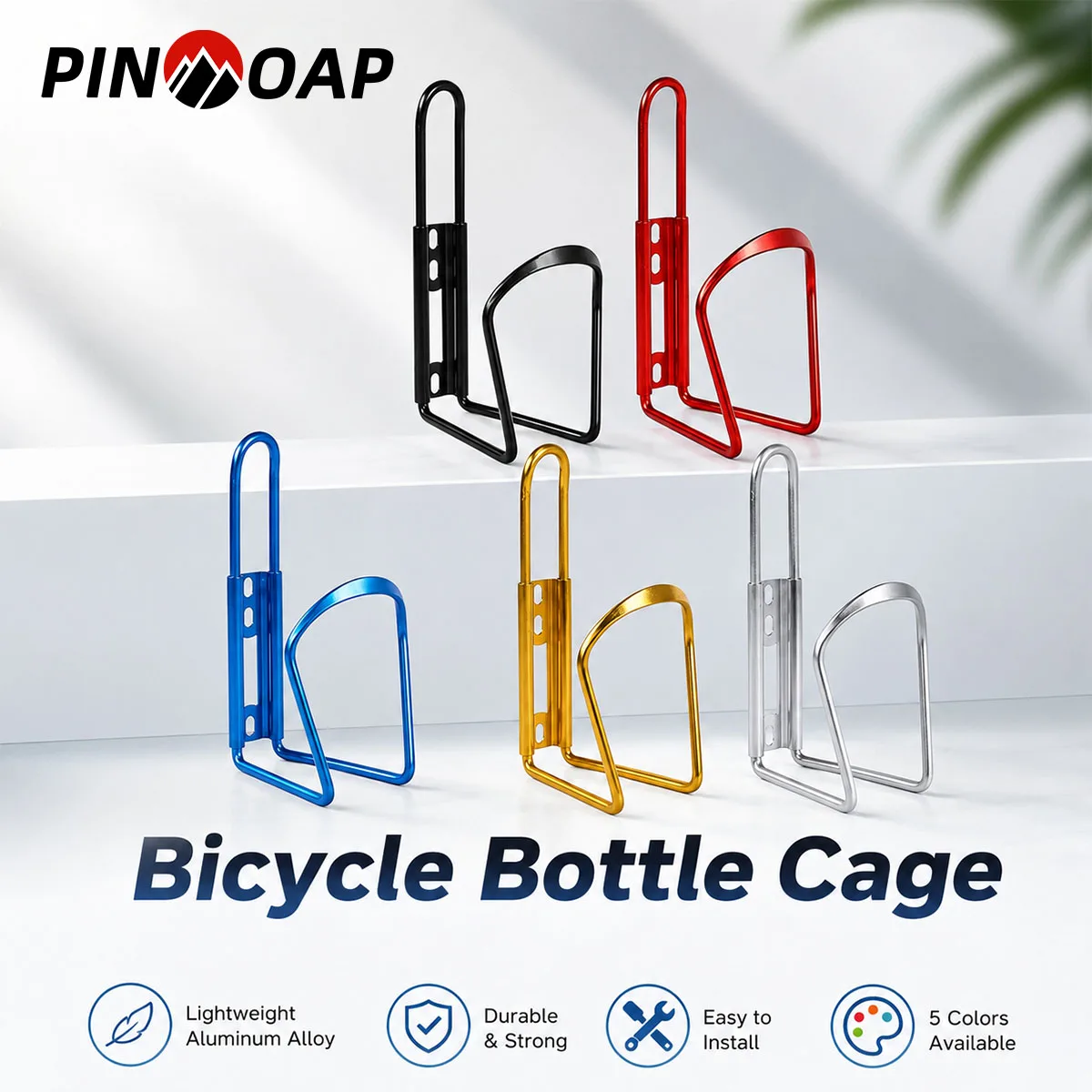 PINMOAP 1PC Bicycle Water Bottle Holder Lightweight Bike Bottle Cage Durable Cup Rack For Road MTB Mountain Bike Cycling Gear
PINMOAP 1PC Bicycle Water Bottle Holder Lightweight Bike Bottle Cage Durable Cup Rack For Road MTB Mountain Bike Cycling Gear