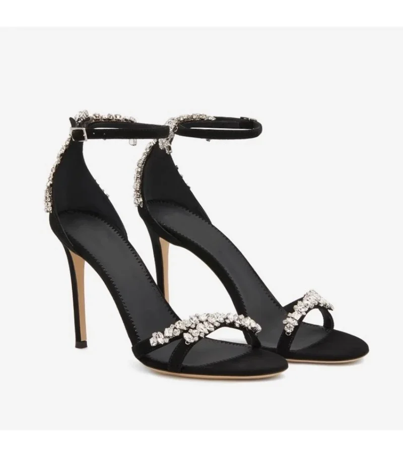 High Heels Women's Stiletto Heels With Rhinestone Open-Toe Pointed Toe Sandals Rhinestone Multifunctional Sandalias Women Shoes
High Heels Women's Stiletto Heels With Rhinestone Open-Toe Pointed Toe Sandals Rhinestone Multifunctional Sandalias Women Shoes