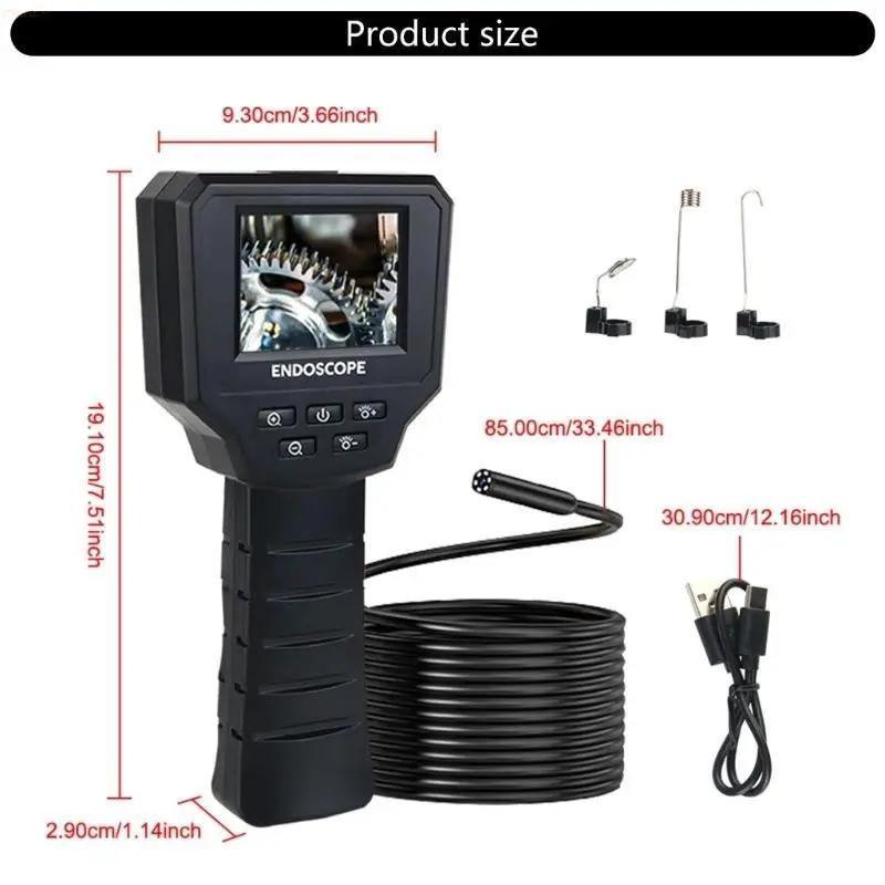 090E Endoscope Tool с регулируемым освещением для технического обслуживания промышленности и домов
090E Endoscope Tool с регулируемым освещением для технического обслуживания промышленности и домов