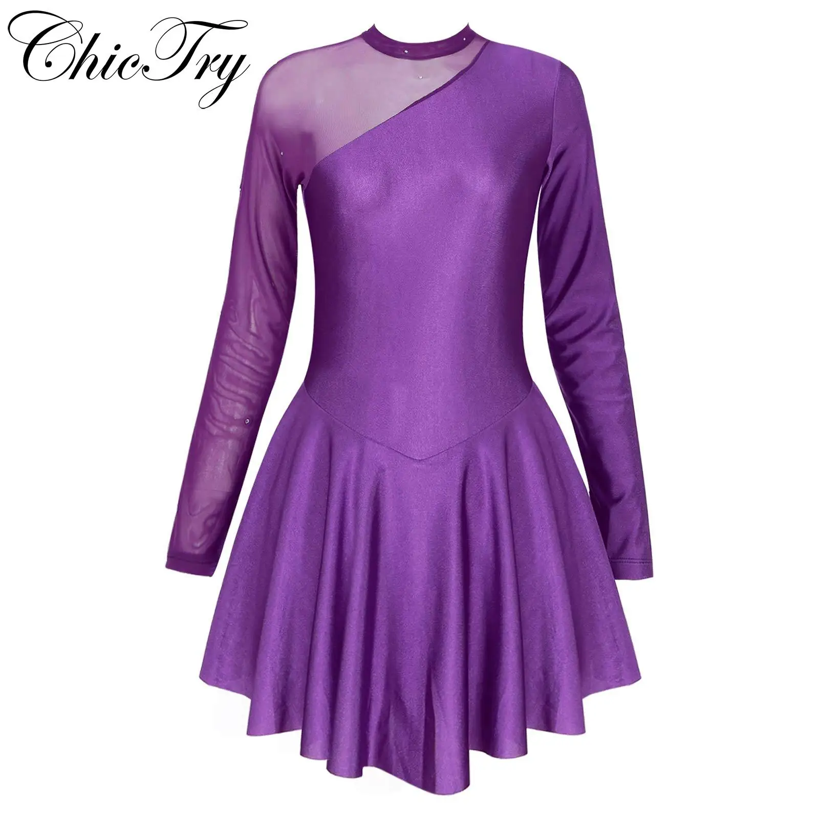 Womens Adults Ballet Dance Dress Halter Neck Backless Figure Ice Skating Dancewear Gymnastics Leotard Tutu Performance Dress
Womens Adults Ballet Dance Dress Halter Neck Backless Figure Ice Skating Dancewear Gymnastics Leotard Tutu Performance Dress