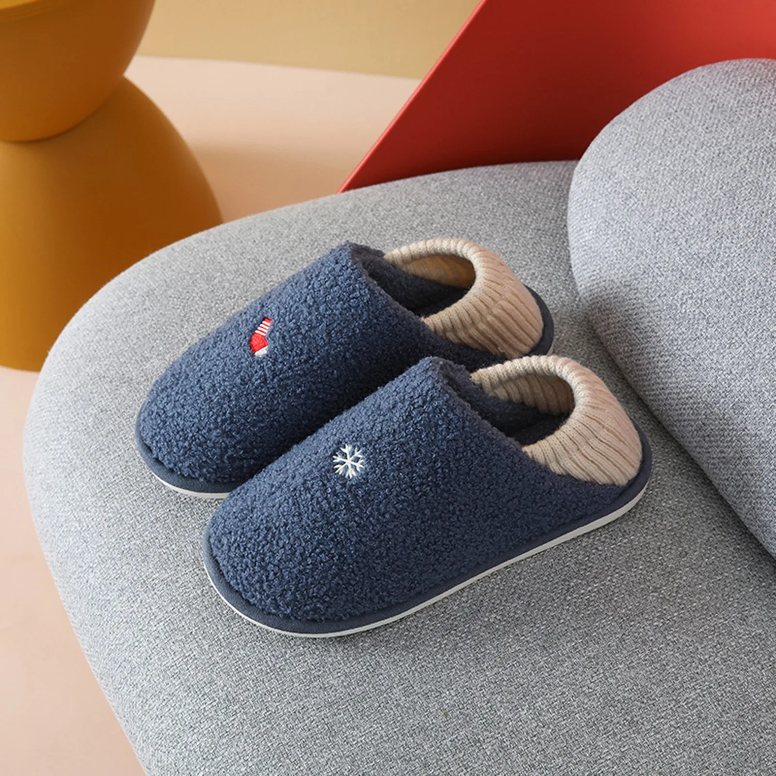 Couple Men'S Winter Snowflake Socks Christmas Pattern Indoor Home Furnished Warm Non Slip Cotton House Slippers For Men Size 15
Couple Men'S Winter Snowflake Socks Christmas Pattern Indoor Home Furnished Warm Non Slip Cotton House Slippers For Men Size 15