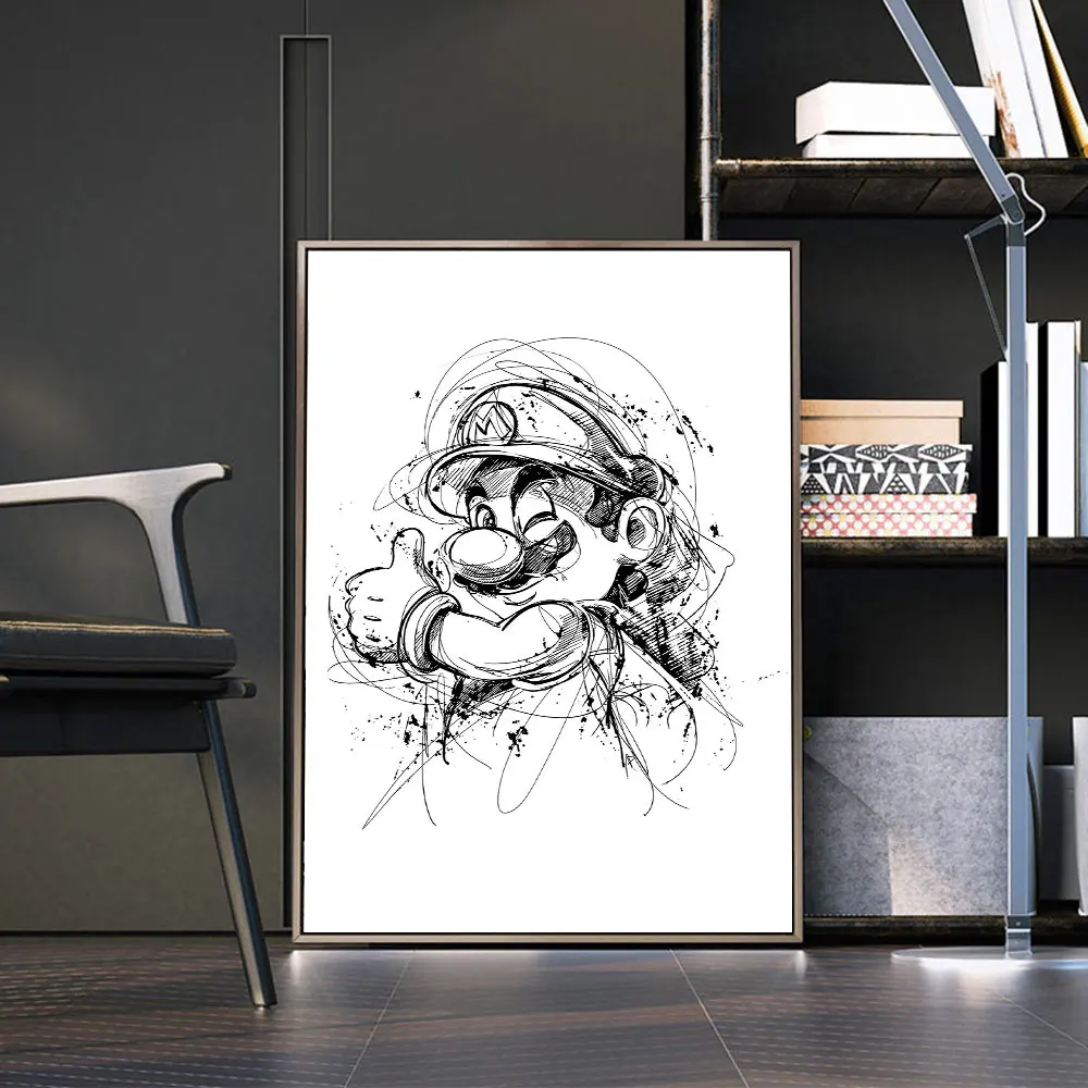 Sketch Super Mario Poster Wall Art Pop Art Super Mario Lovers Birthday Gift Canvas Painting Print Art Poster Fashion Home Decor
Sketch Super Mario Poster Wall Art Pop Art Super Mario Lovers Birthday Gift Canvas Painting Print Art Poster Fashion Home Decor