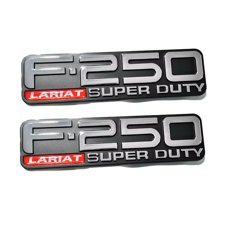 2pcs F-250 F450 Lariat XLT Dome Decal Plastic Sticker Emblem Heavy Duty Nameplate for F250 Pickups Truck Decal Auto Accessory
2pcs F-250 F450 Lariat XLT Dome Decal Plastic Sticker Emblem Heavy Duty Nameplate for F250 Pickups Truck Decal Auto Accessory