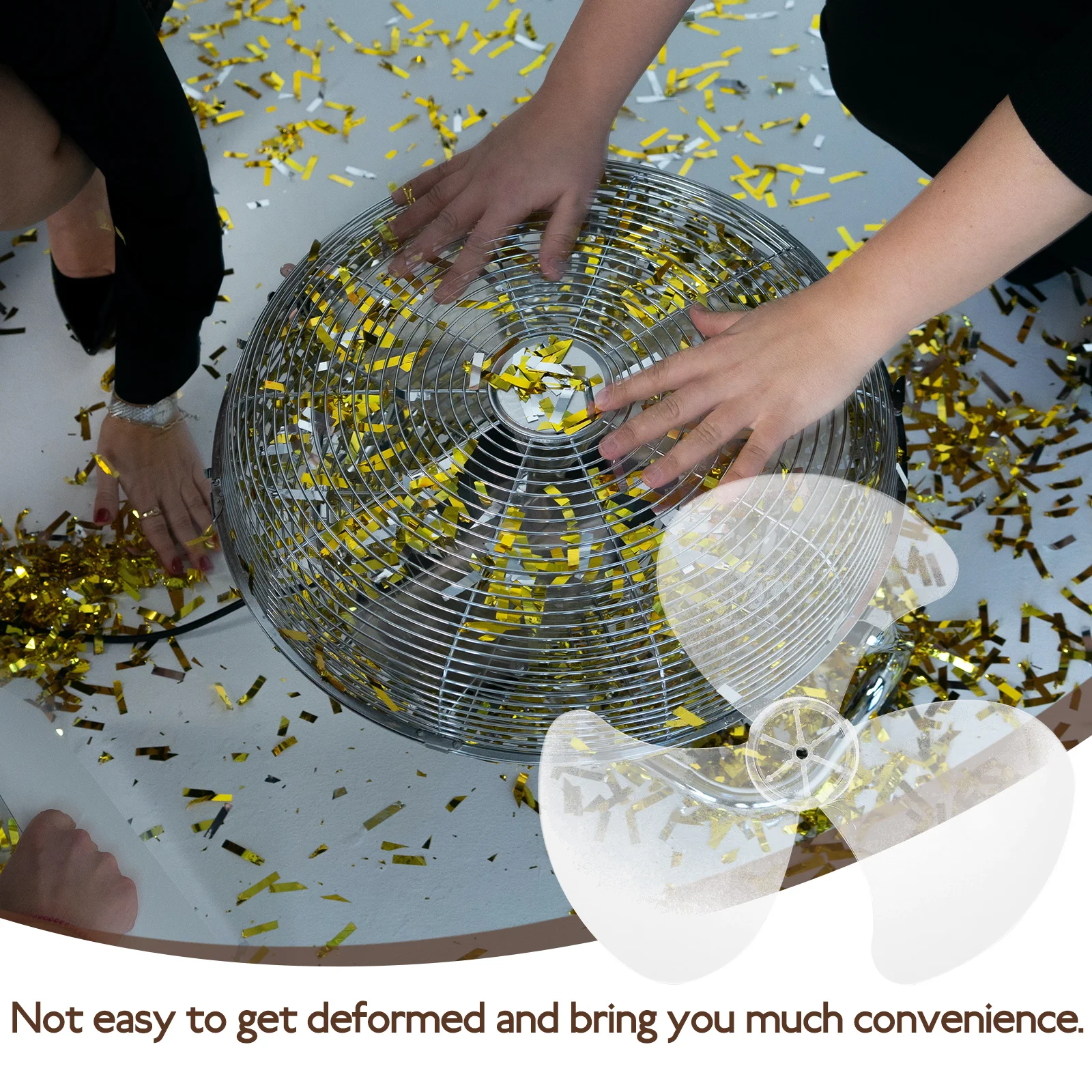 Electric Blades Replacement Plastic Floor Fan Blades Silent Universal Fan Blade Accessories for Standing Pedestal Table
Electric Blades Replacement Plastic Floor Fan Blades Silent Universal Fan Blade Accessories for Standing Pedestal Table