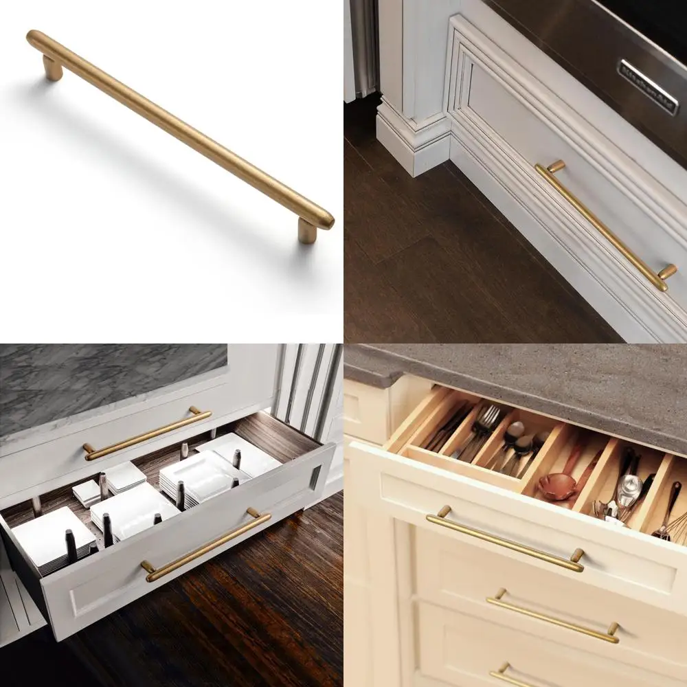 Antique Brass Cylindrical Bar Pull Handles - 7 Pack, 9/16 Inch Sleek Linear Design for Kitchen Cabinets and Furniture
Antique Brass Cylindrical Bar Pull Handles - 7 Pack, 9/16 Inch Sleek Linear Design for Kitchen Cabinets and Furniture