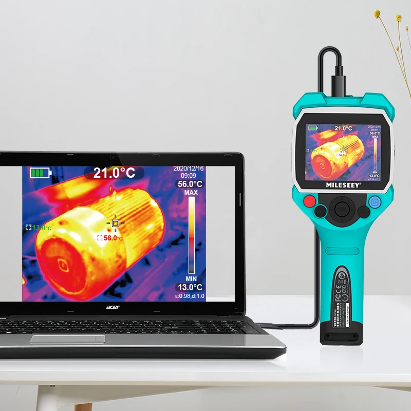 Mileseey TR120 Rechargeable Lithium Battery Infrared Thermal Imaging Camera With Data Printing
Mileseey TR120 Rechargeable Lithium Battery Infrared Thermal Imaging Camera With Data Printing