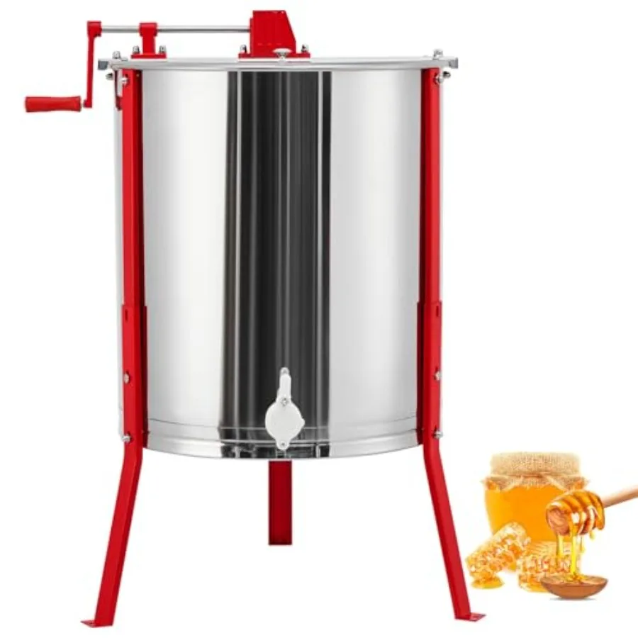 Beekeeping honey extraction: stainless steel 2/4-frame manual extractor with adjustable height legs transparent lid and durable
Beekeeping honey extraction: stainless steel 2/4-frame manual extractor with adjustable height legs transparent lid and durable