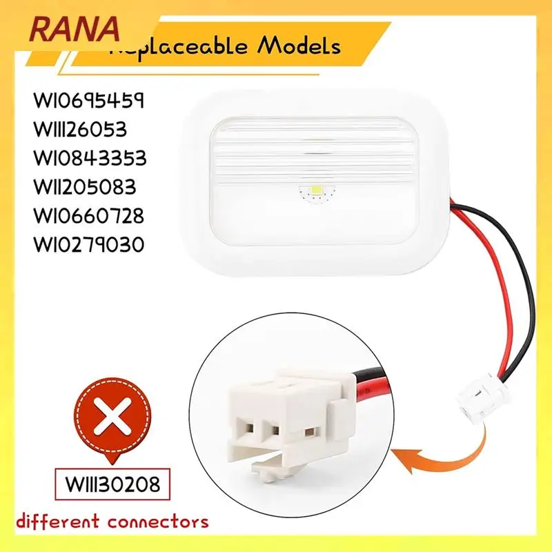 RANA W10695459 W10843353 W11683243 Refrigerator LED Light Module Assembly For Replaces W10660728 W10279030 W11205083
RANA W10695459 W10843353 W11683243 Refrigerator LED Light Module Assembly For Replaces W10660728 W10279030 W11205083