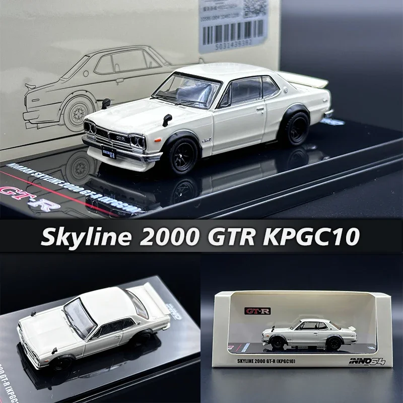 INNO 1:64 Skyline 2000 GTR KPGC10 Ivory White Diecast Diorama Car Model Collection Miniature Toys
INNO 1:64 Skyline 2000 GTR KPGC10 Ivory White Diecast Diorama Car Model Collection Miniature Toys