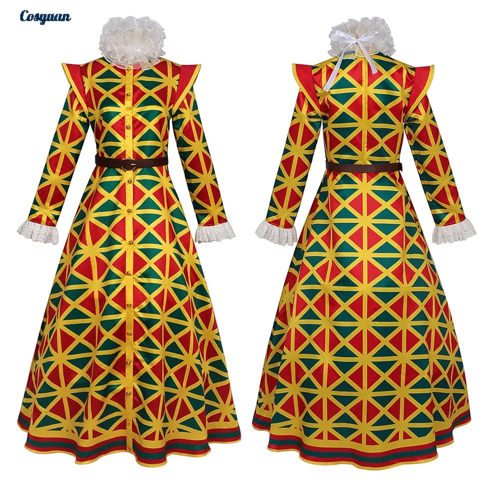 Medieval Cosplay Circus Clown Dresses Belt Clothes Women Party Disguise Roleplay Female Halloween Costume Carnival Outfits Suits
Medieval Cosplay Circus Clown Dresses Belt Clothes Women Party Disguise Roleplay Female Halloween Costume Carnival Outfits Suits