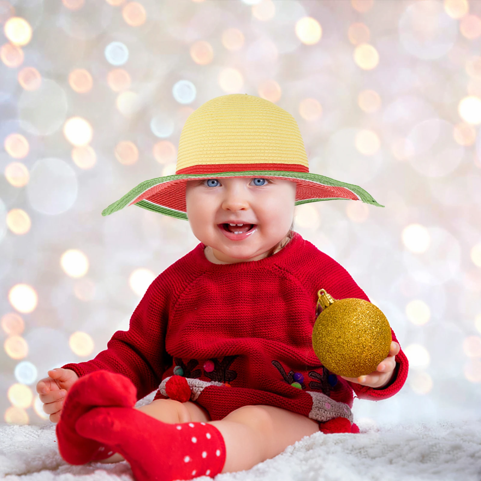 Summer Straw Sunhat Parent-Child Uv Protection Wide Brim Hat For Outdoor Travel Picnic Durable Colorful Handmade Style For Kids
Summer Straw Sunhat Parent-Child Uv Protection Wide Brim Hat For Outdoor Travel Picnic Durable Colorful Handmade Style For Kids