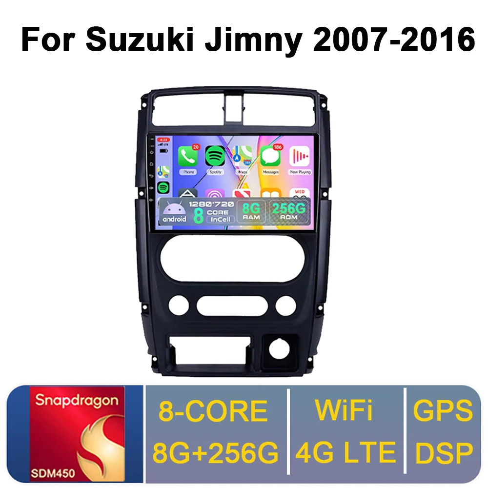 Android 16 Carplay Auto Car Radio for Suzuki Jimny 2007-2016 Navigation GPS Multimedia Player Stereo Video Wifi 4G BT IPS Screen
Android 16 Carplay Auto Car Radio for Suzuki Jimny 2007-2016 Navigation GPS Multimedia Player Stereo Video Wifi 4G BT IPS Screen