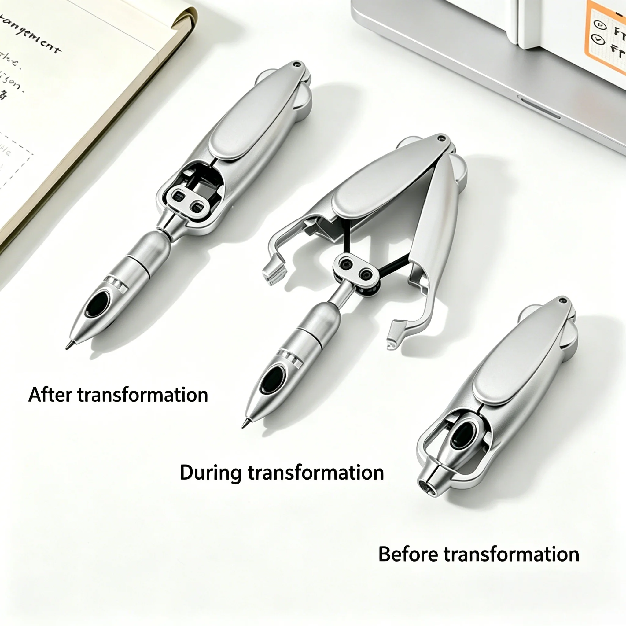 Squid Transforming Fidget Pen, 0.5mm Black Gel Pen, Deformable Stress Relief Toy Pen, Funny Office School Gift
Squid Transforming Fidget Pen, 0.5mm Black Gel Pen, Deformable Stress Relief Toy Pen, Funny Office School Gift