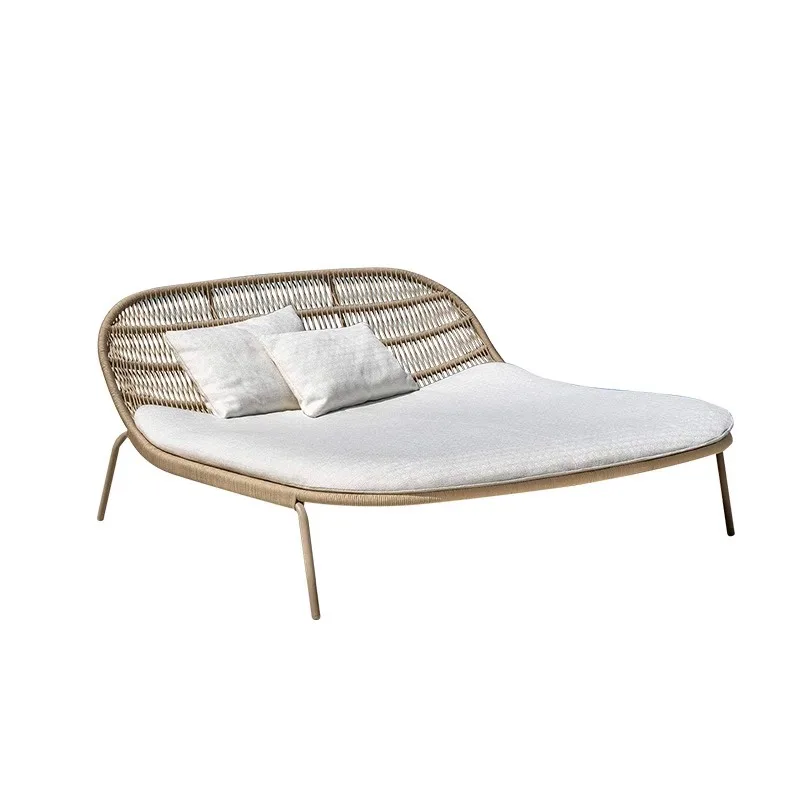 Outdoor bed, courtyard rattan hammock, outdoor villa garden lounge chair
Outdoor bed, courtyard rattan hammock, outdoor villa garden lounge chair