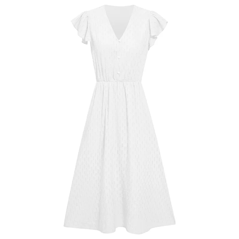Women’s Casual V-Neck Midi Dress – High-Waist Bohemian Style
Women’s Casual V-Neck Midi Dress – High-Waist Bohemian Style
