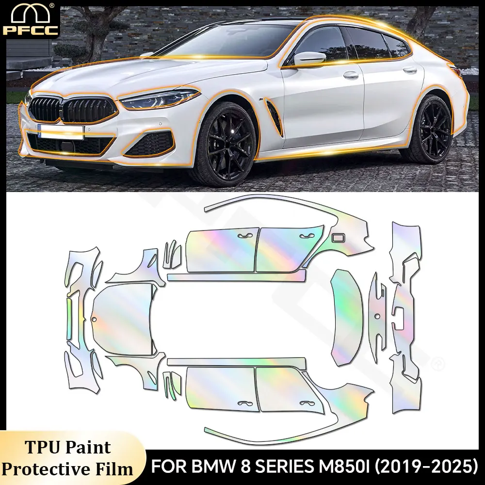 For BMW 8 SERES M8501 2019-2024 Pre-cut TPU Car Paint Protection Transparent Film Bumper Anti-scratch PPF Transparent Sticker
For BMW 8 SERES M8501 2019-2024 Pre-cut TPU Car Paint Protection Transparent Film Bumper Anti-scratch PPF Transparent Sticker