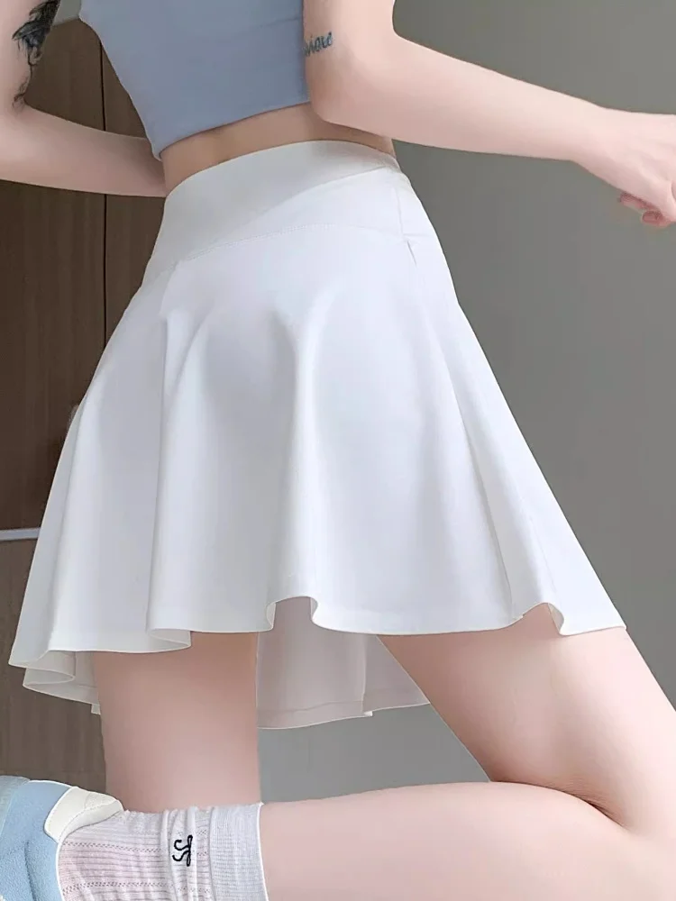 High-Waist Yoga Skirt Women's Sport Safety Bottom Short Skirt Summer Anti-Light Running Windbreaker Skirt Pants
High-Waist Yoga Skirt Women's Sport Safety Bottom Short Skirt Summer Anti-Light Running Windbreaker Skirt Pants