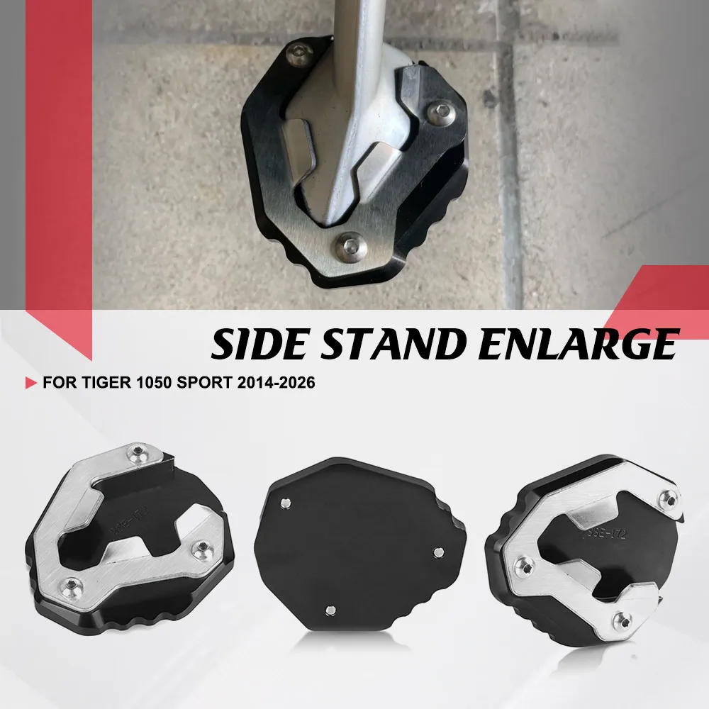 For Tiger 1050 Sport 2014-2015-2016+-2017-2018-2019-2020-2021-2022-2023-2024-2025-2026 Side Stand Extension Pad Support Plate
For Tiger 1050 Sport 2014-2015-2016+-2017-2018-2019-2020-2021-2022-2023-2024-2025-2026 Side Stand Extension Pad Support Plate