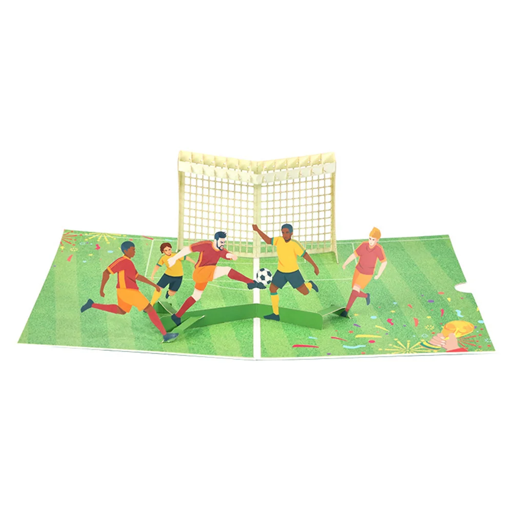 Football Memorial Greeting Card Premium Paper 3D Soccer Design Birthday Gift Thank You Card Kids Teens Adults Sports
Football Memorial Greeting Card Premium Paper 3D Soccer Design Birthday Gift Thank You Card Kids Teens Adults Sports